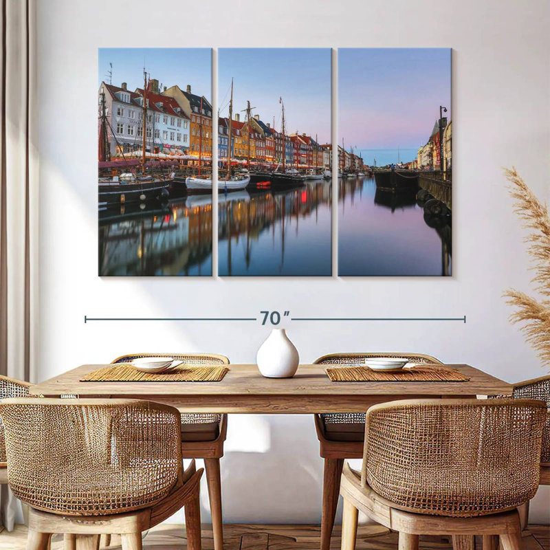 Nouveau port Tergel Nyhavn, H 42 po x l 65 po