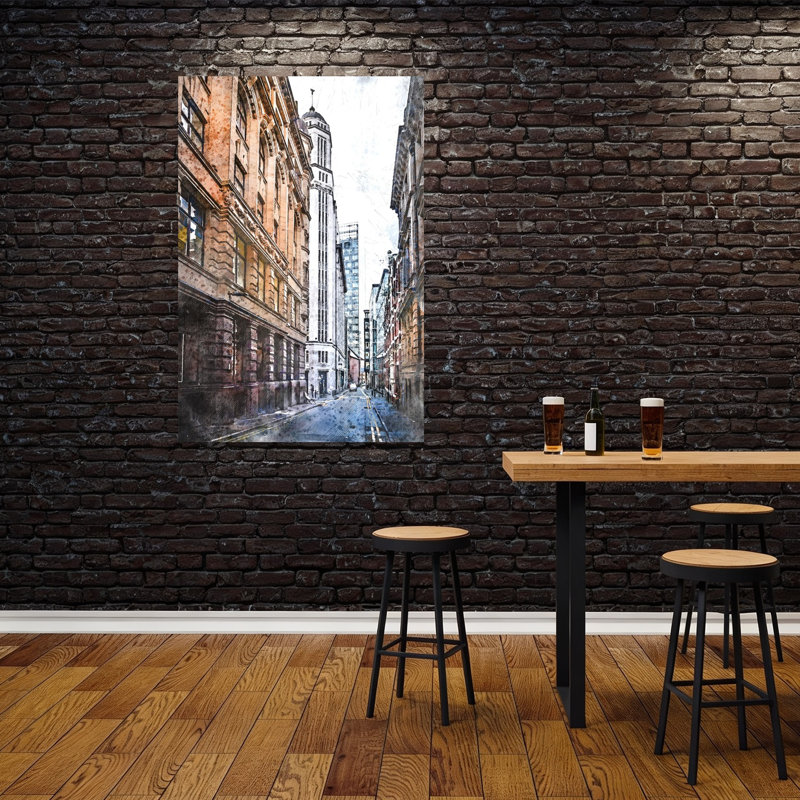Art urbain de la ville, 60" H x 40" W