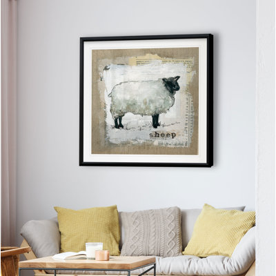 " Burlap Sheep "