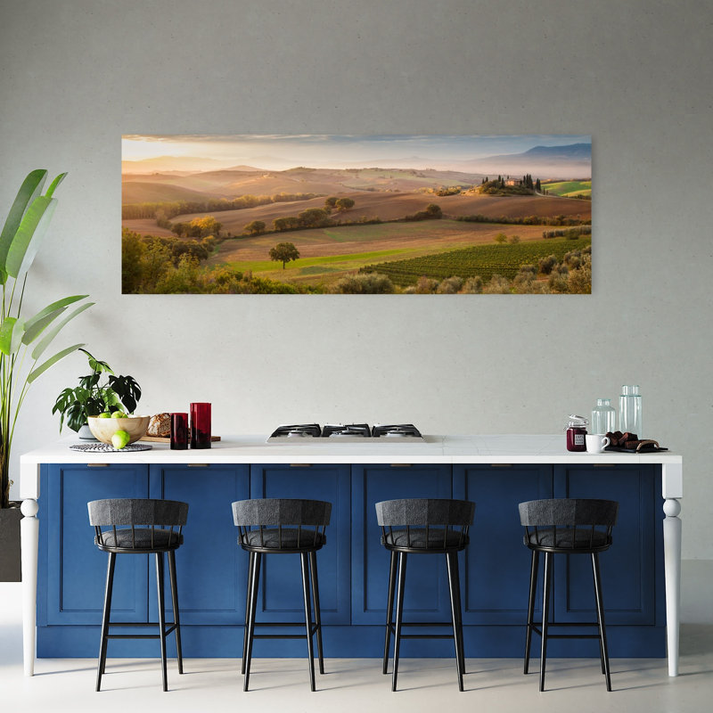 Tuscan Morning Glow by Peter Svoboda MQEP - Wrapped Canvas Panoramic Print, 50.8 cm H x 152.4 cm W