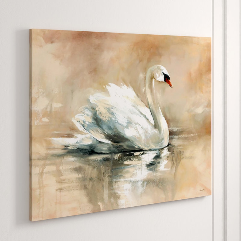 Swan Lake Print by Chelsea Art Studio, Outdoor, 30" H x 37" W x 1.5" D