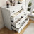 4 Drawer Bedroom Dresser 29.5'' W Wood Modern Drawer Dresser (Set Of 2)-999859003