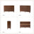 Damera Farmhouse 54.13"W Sideboard with Wood Legs-102507170