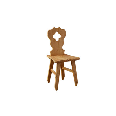 Tyrol Accent Chair - Clover Cutout - Natural