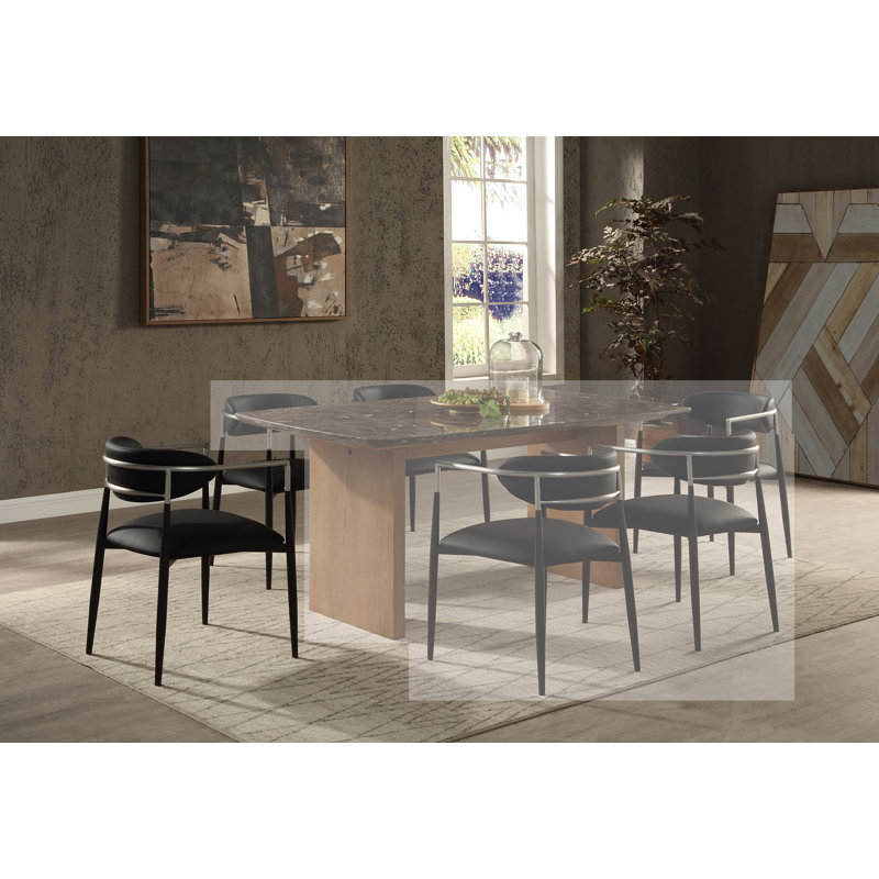 Chaise avec accoudoirs 30 po Aranza (ensemble de 2)