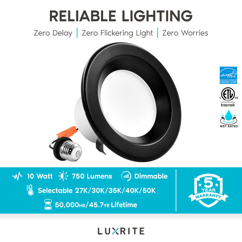 4 in. Selectable Dimmable Smart Enabled LED Retrofit