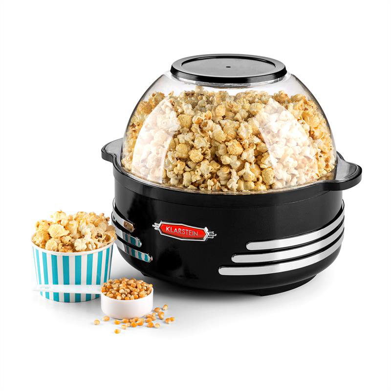OneConcept Popcorn Machine, Black