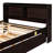 Engeliene Wooden Bed with Trundle,Storage Bed Frame with Bookcase-354862858-339296939