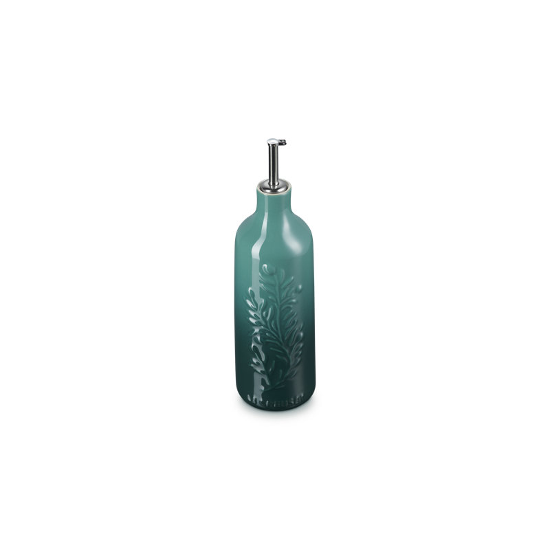Le Creuset Stoneware Olive Branch Collection Oil Cruet, 20 Oz. - Marseille, Artichaut