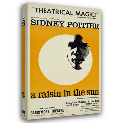 "A Raisin in the Sun" by  Artcraft Lithograph - Gallery Wrap Canvas Wall Art