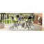 Tabouret pliant 4 pièces avec dossier, tabouret pliant rembourré et rembourré, chaises pliantes portatives pour la cuisine à l'intérieur et à l'extérieur (café, date prévue de livraison: 2025/6/30)