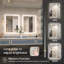 Adorna Dimmable Backlit LED Vanity Mirror with Anti-Fog-2022678744