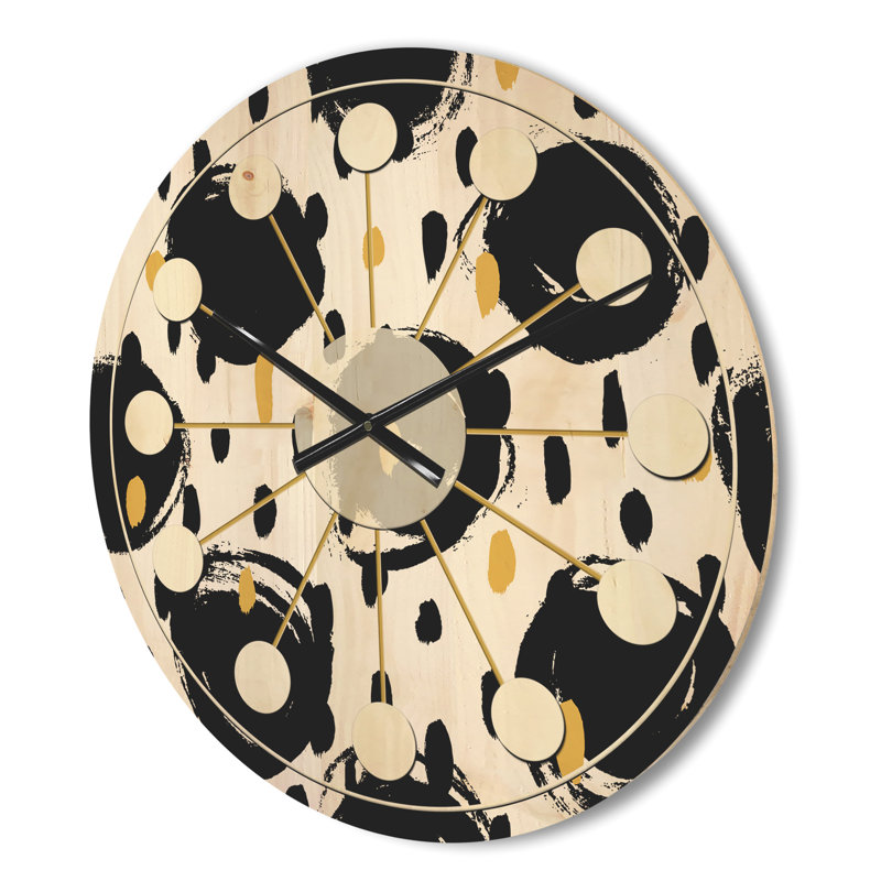 Solid Wood Wall Clock, Medium