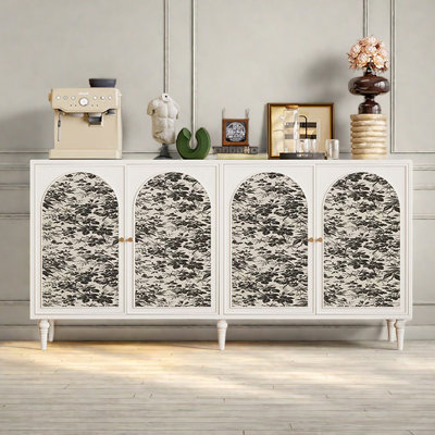 Creative wooden multi-functional sideboard
