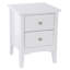 Set of 2 Como Petite 2-Drawer Bedside Cabinets-126626971