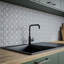 Florence Tile Aluminium Kitchen Hob Splashback-129206775