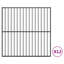 Veasley 100cm H Galvanised Steel Exercise Pen