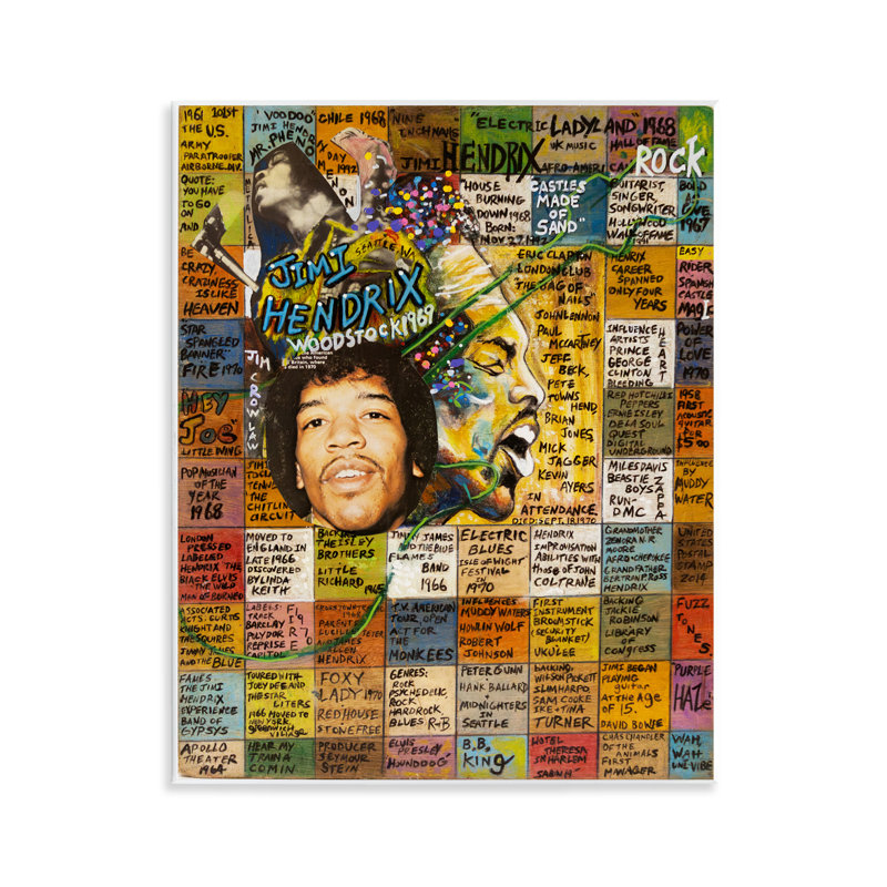 Art mural Jimi Hendrix par Sabin