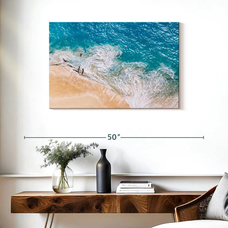 Gillard Tropical Beach Waves, 24" H x 36" W