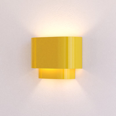 1 Light Brushed Nickel ADA Sconce With Brushed Nickel Metal Shade With Shiny White Inside