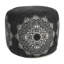 Repose-pieds 18 po noir 100% coton