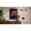 Neon Horse Modern - Framed Print-1247871385-1247871383
