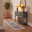 Tapis oriental bleu / rose Felty-1893927116