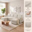 Canapé modulaire et méridienne en forme de U avec repose-pieds Boucle-21645531