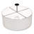 Fabric Semi Flush Mount