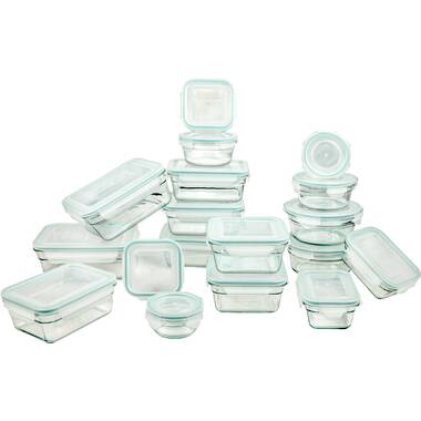 Glasslock Snapware Tempered Glass Food Storage Containers with