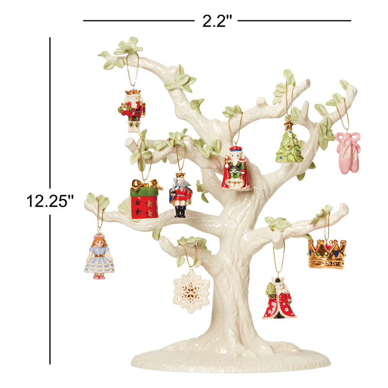 The Nutcracker 10-Piece Ornament & Tree Set