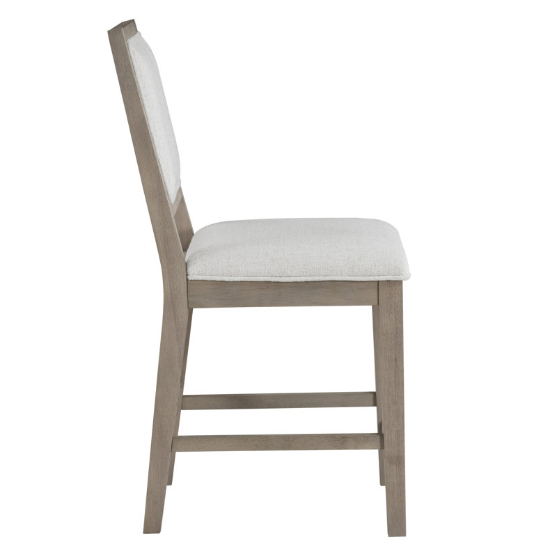Ensemble de salle à manger à hauteur de comptoir Reckert, 7 pièces : table, 6 chaises