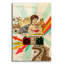 Red Barrel Studio® «Retro Radio» par Elo Marc, art mural en verre acrylique, ACR-35412-1183751171