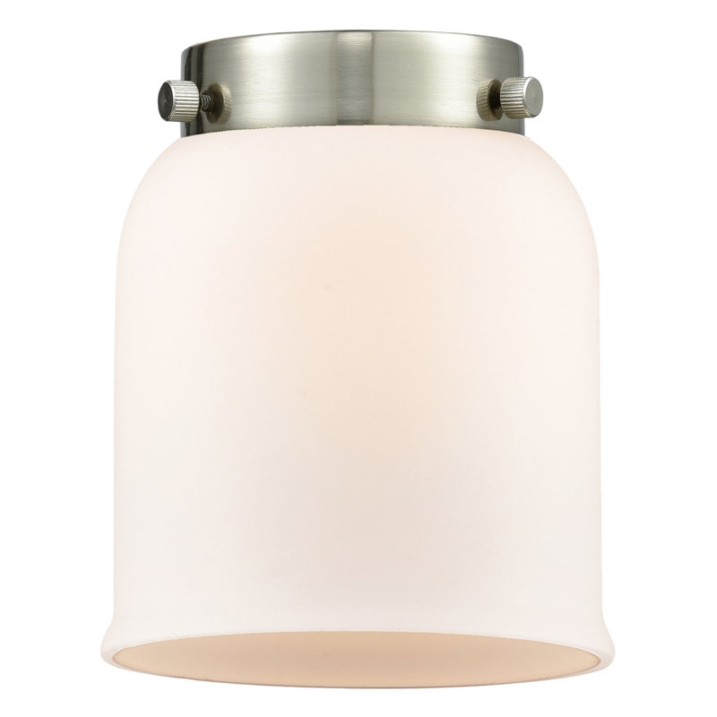 Franklin Restoration - Amberlynn - Mini-luminaire suspendu à 1 lumière - Interrupteur marche / arrêt - Ampoule DEL, Blanc mat