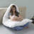 Full Body Pillow for Pregnancy - Maternity Pillow with Contoured U-Shape for Comfort, Alignment, and Support in Bed or Nursing by Bluestone 