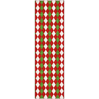 Premium Machine Washable Dockside AMF1812 Holiday Rug
