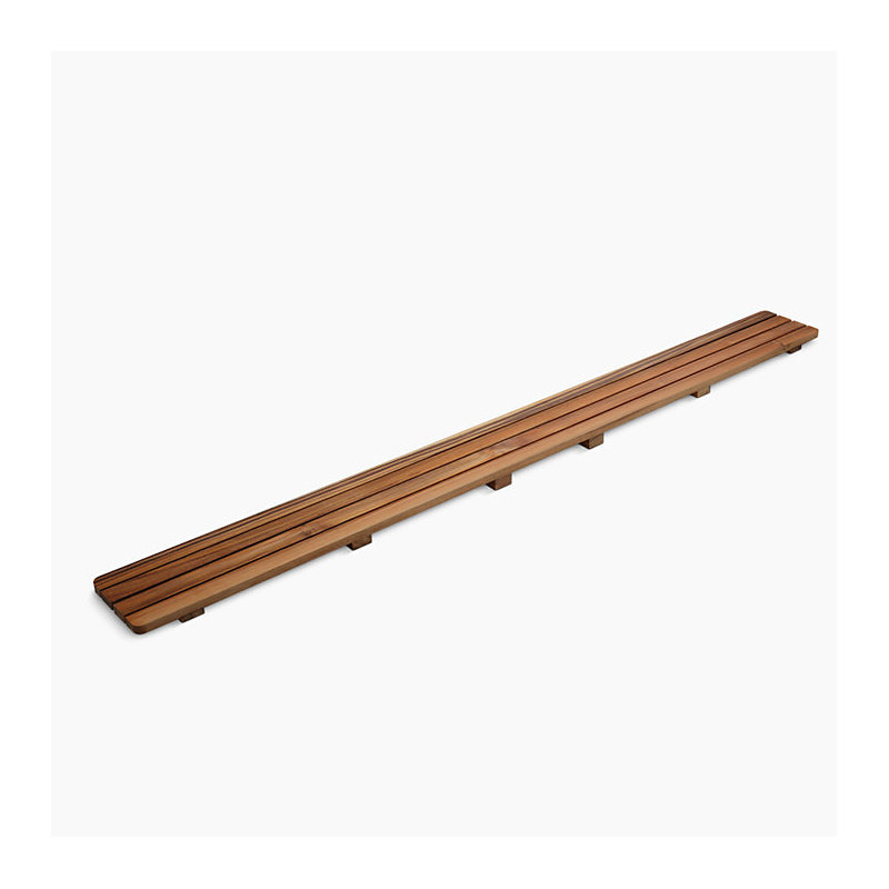 Groove Teak Drain Cover Receptor