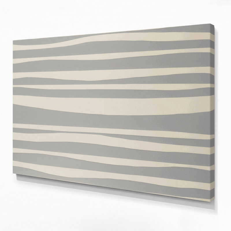 Minimalisme 11, art mural sur toile beige, H 16 po x l 20 po