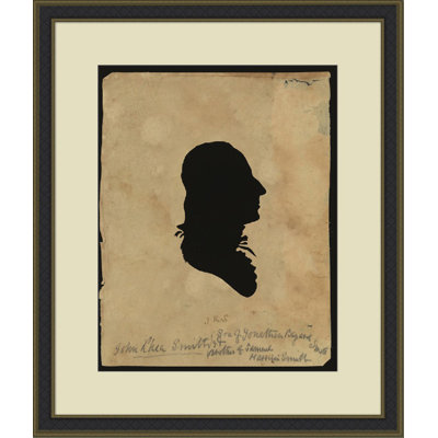 Colonial Male Silhouette 4 Print