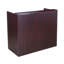 Bureau de réception Jery, 48 pouces, panneau de modestie, mélamine rouge acajou-118318932-118318933