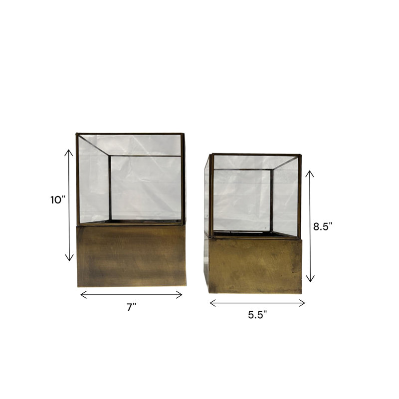 Set of Two Courtyard Lanterns