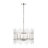 Eletto 5-Light Dimmable Glass Drum Chandelier-2031856678