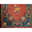 Tapis noué à la main à motif floral art déco antique des années 1920