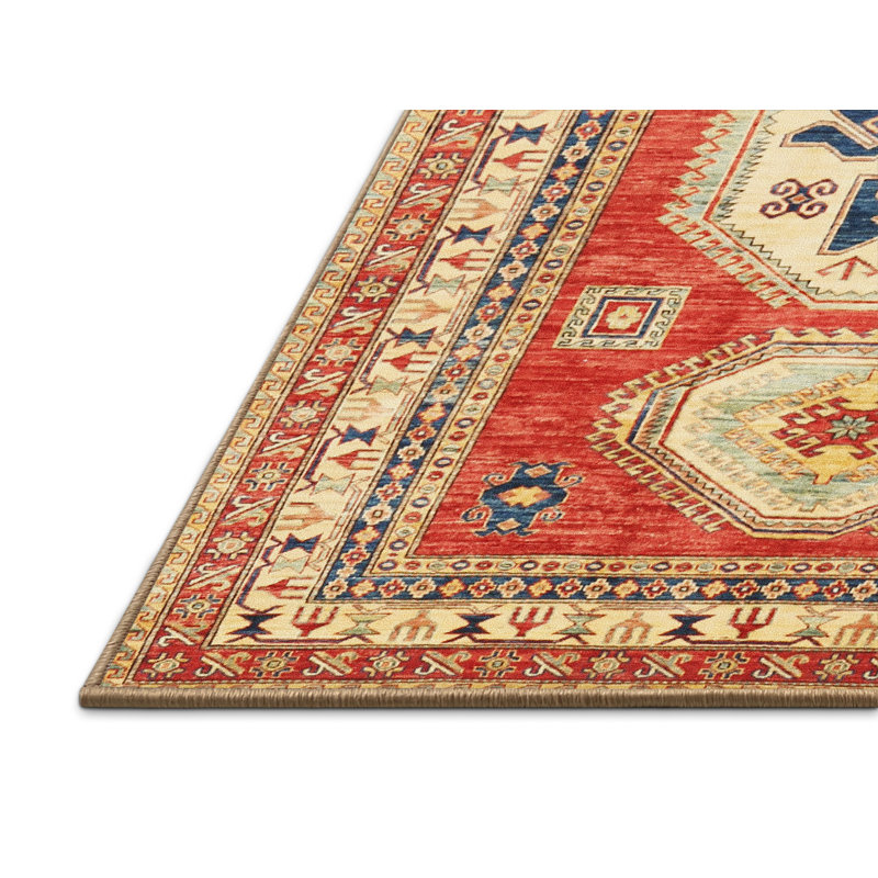 Tapis oriental beige / orange, Rectangle 7 pi x 10 pi