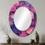 Miroir mural rose et bleu Harmony II-2077887922