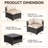 Riven 8-Person All-Weather Wicker Modular Patio Conversation Set with Thick Supportive Cushions-871535801