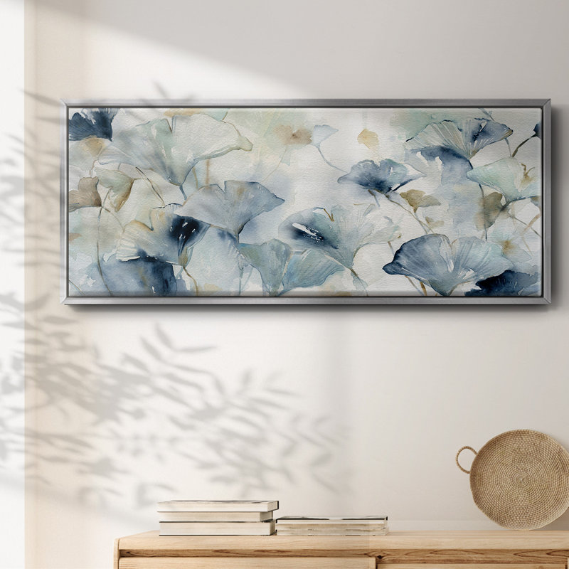 Glorious Gingko- Framed Canvas, 20" H x 50" W