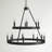 Emmalynn 15 - Light Steel Dimmable Chandelier