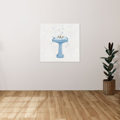 "Bain bleu II" par Marilyn Dunlap, reproduction sur toile
