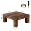 39.4-Inch Square Coffee Table, Wood Living Room Centre Table-2088884999